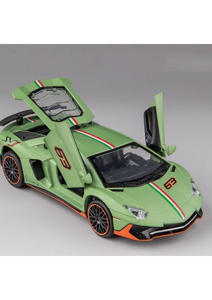 1:32 Lamborghini Aventador Svj LP780-4 Alaşım Süper Spor Araba Döküm Modeli Dekoratif Trendy Süsler Arkadaş Hediye Çocuk Oyuncak (Yurt Dışından) fırsatları
