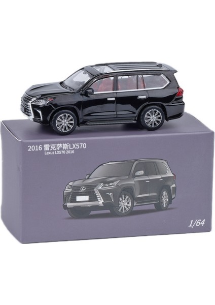 Jkm 1/64 Model Araba LX570 Alaşım Döküm Klasik Süper Lüks Off-Road Araç Oyuncak Arabalar Yetişkinler Için Koleksiyon Hediyeler (Yurt Dışından)