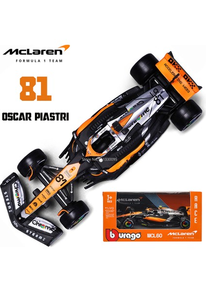 Bburago 1:43 F1 Red Bull Ferrari Mercedes Benz Aston Martin Mclaren Alfa Romeo Alaşım Lüks Araba Döküm Araba Modeli Oyuncak Serisi (Yurt Dışından)