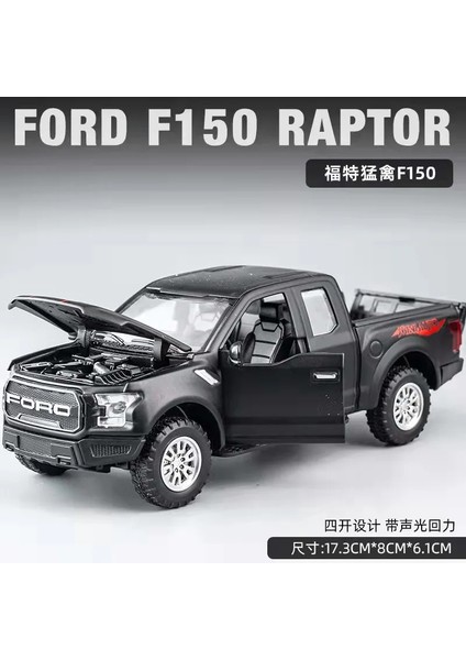 1:32 Ford Raptor F150 Pikap Off-Road Araç Döküm Metal Alaşım Model Araba Ses Işığı Geri Çekin Koleksiyon Çocuk Oyuncak Hediyeler A188 (Yurt Dışından) fiyatları