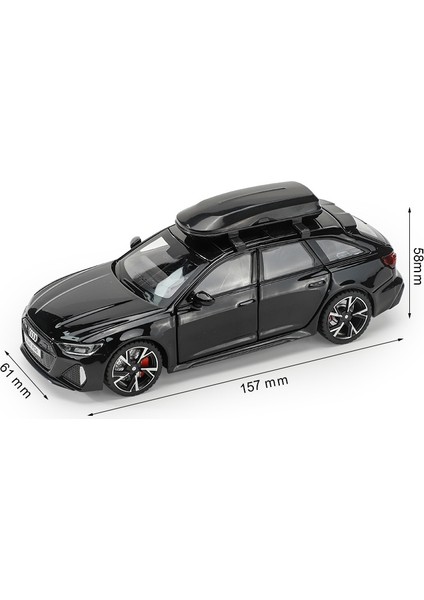 1/32 Audi Rs6 Oyuncak Araba Modeli Ses Işığı ile Kapılar Açık Alaşım Döküm Model Araç Koleksiyonu Oyuncak Çocuk Yetişkin Festivali Hediye Için (Yurt Dışından)