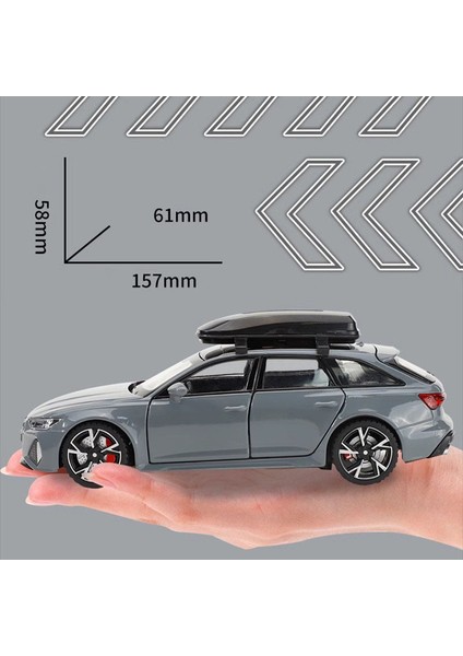 1/32 Audi Rs6 Oyuncak Araba Modeli Ses Işığı ile Kapılar Açık Alaşım Döküm Model Araç Koleksiyonu Oyuncak Çocuk Yetişkin Festivali Hediye Için (Yurt Dışından) fiyatları
