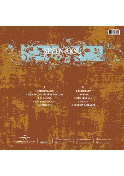 Sezen Aksu-Gülümse ( Plak )