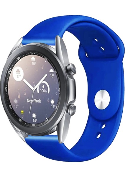 Samsung Galaxy Watch 3 41MM ile Uyumlu Kordon Yumuşak Dokulu Esnek Jel Silikon Kayış