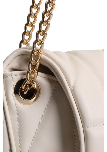 Desenli Zincir Askılı Kadın El ve Omuz Çantası