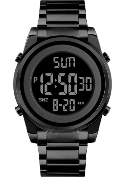 Skmeı 1611 Dijital Ekran Erkek Kol Saati Metal Kordon