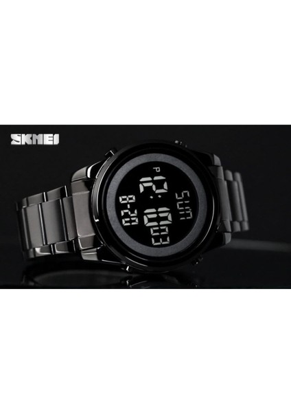 Skmeı 1611 Dijital Ekran Erkek Kol Saati Metal Kordon modelleri