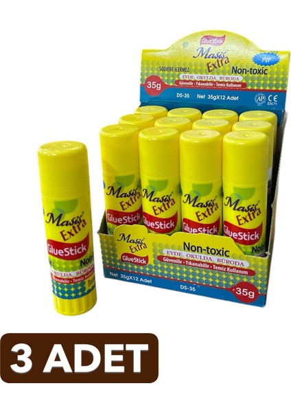 Extra Glue Stick 35GR (3 Adet)