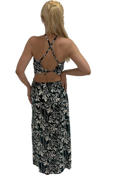 Kadınlar Için Desenli Etek - Crop Takım fiyatları