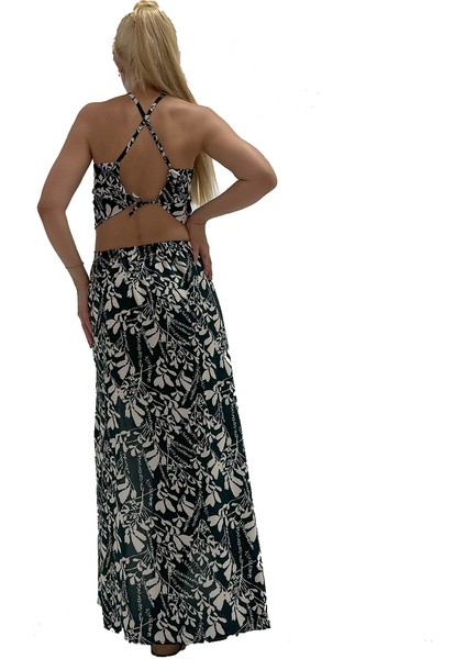 Kadınlar Için Desenli Etek - Crop Takım