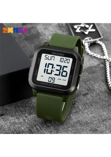 Skmei 1894 Silikon Kordon Yeşil Erkek Spor Saat fırsatları