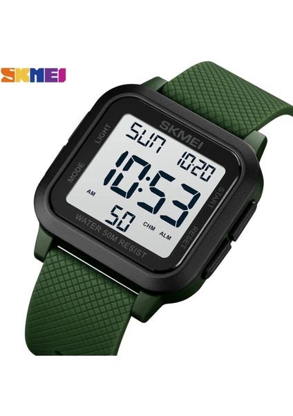 Skmei 1894 Silikon Kordon Yeşil Erkek Spor Saat indirimleri