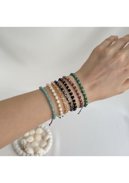 Gerçek Swarovski Renk Mavi Ipli Bileklik modelleri