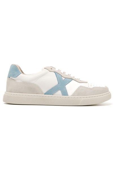 Kadın Sneaker ( Günlük) RC-25Y-006-M44 John May Beyaz Cilt-A.mavi Süet