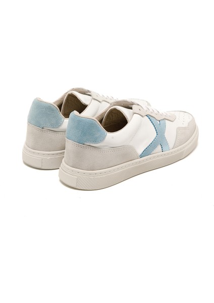 Kadın Sneaker ( Günlük) RC-25Y-006-M44 John May Beyaz Cilt-A.mavi Süet indirimleri