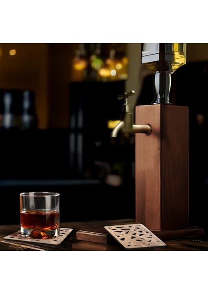 Ahşap Gövdeli Retro Musluklu Alkol Içecek Dağıtıcı | Bar Aksesuarı | Erkeklere Hediye | Babayahediye fiyatları
