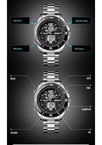 Skmei 1670 Spor Dijital Kuvars Erkek Kol Saati modelleri