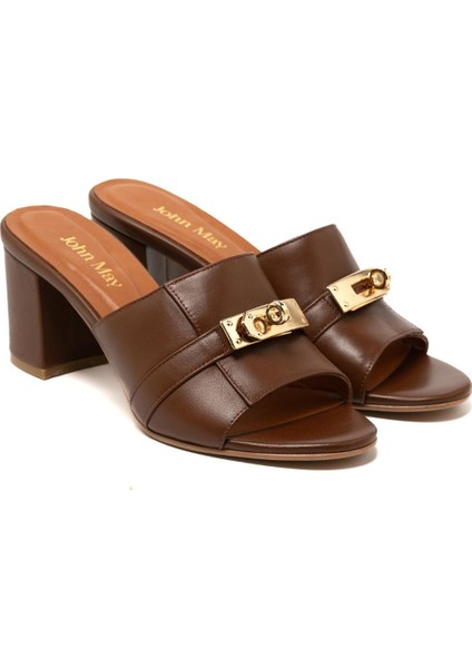 Kadın Terlik MAR-25Y-166-2025 John May Ceviz modelleri