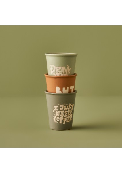 Drink Stoneware Espresso Fincanı Yeşil (100 Ml) fiyatları