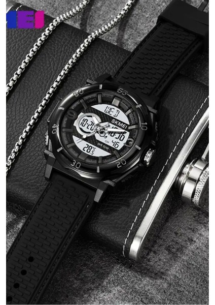 Skmei 2098 Reloj Hombre Dijital Analog Dağcı Erkek Kol Saati
