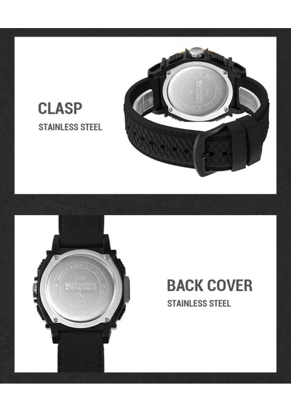 Skmei 2098 Reloj Hombre Dijital Analog Dağcı Erkek Kol Saati fiyatları