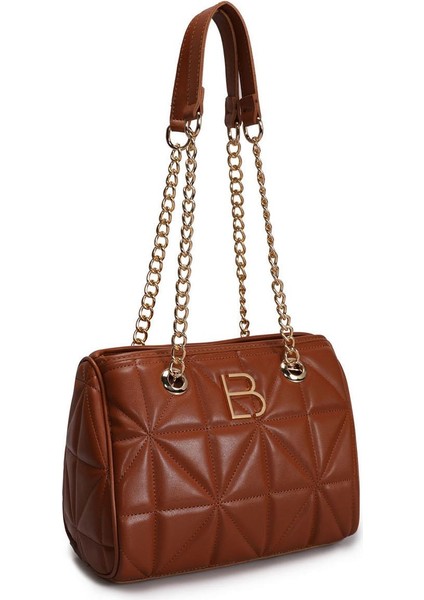 Kapitone Desenli Kadın El ve Omuz Çantası