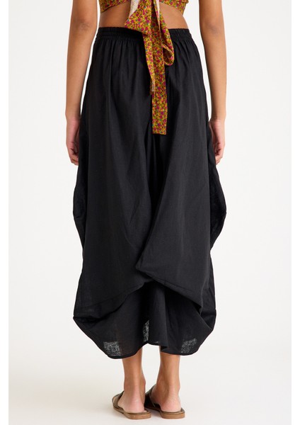 Beli Bağcıklı Cep Detaylı Şalvar Uzun Etek indirimleri