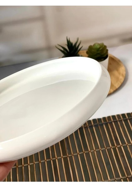Bianco Perla Porselen Yuvarlak Tabak 23.5x2.5 cm fiyatları