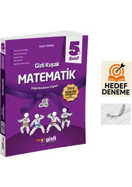Gizli 5.sınıf Gizli Kuşak Matematik Değerlendirme Föyleri Hedef Deneme