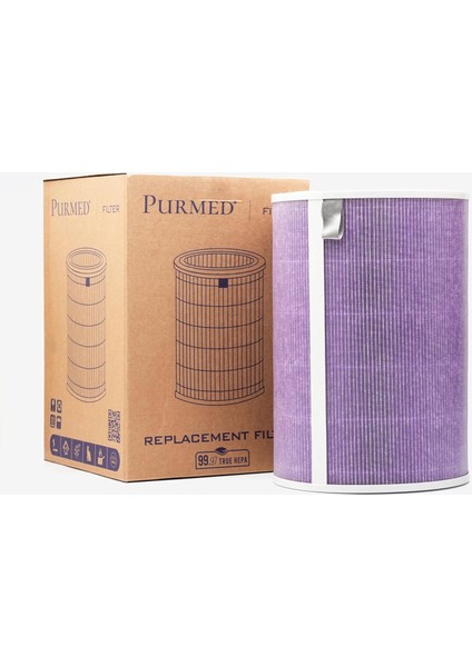 Xiaomi Smart Air Purifier 4 Lite Hepa Filtre Mor
