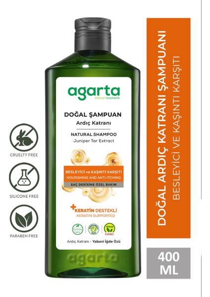 Ardıç Katranı ve Keratin Şampuanı 400 ml