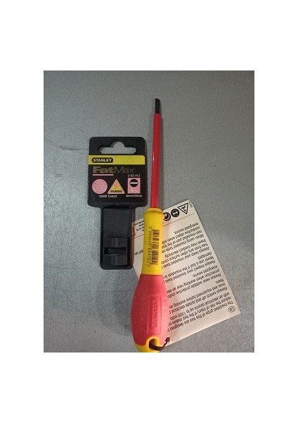 Fatmax 0-65-412 Paralel Izoleli Düz Tornavida 1000 V (4 mm x 100 Mm) modelleri