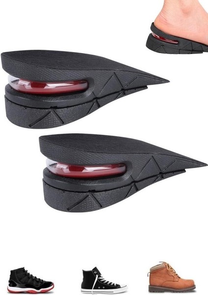 5 cm Boy Uzatıcı Tabanlık Uzama 1 Çift Boy Uzatan Tabanlık Ortopedik Topuk Yükseltici