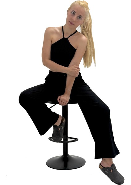 Kadınlar Için Renkli Pantolon - Crop Takım