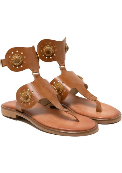 Kadın Sandalet 21075 Myconian 2025 Greek Sandal modelleri