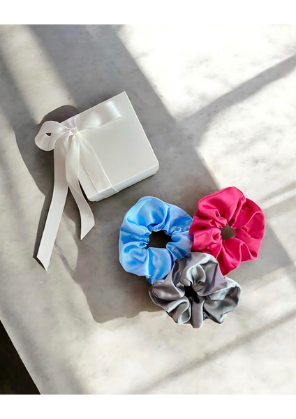 Özel Kutuda City Lights Saten Scrunchie 3’lü Set fiyatları