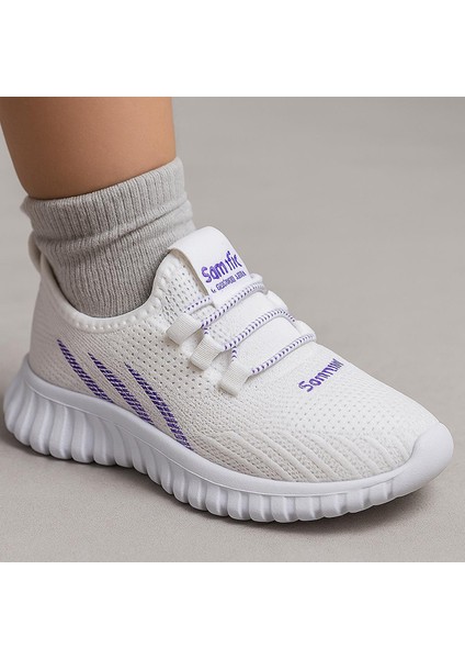 511 Rahat Taban Çocuk Spor Ayakkabı Unisex Spor Ayakkabı Bağcıksız Spor
