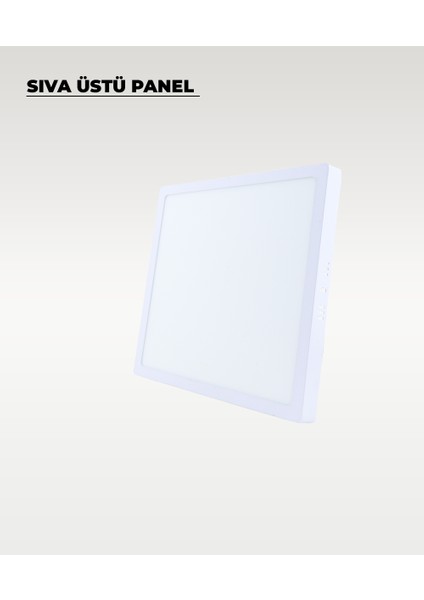 24W Sıva Üstü Kare LED Panel Beyaz Işık modelleri