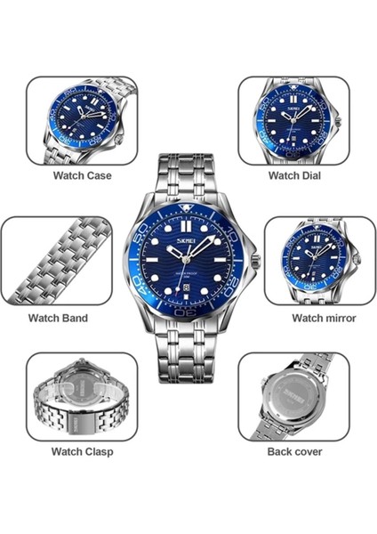 Skmei 9276 Fashion Doku Analog Erkek Kol Saati modelleri