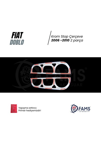 Fıat Doblo Stop Çerçeve 2006-2010 2 Prç. P.çelik modelleri