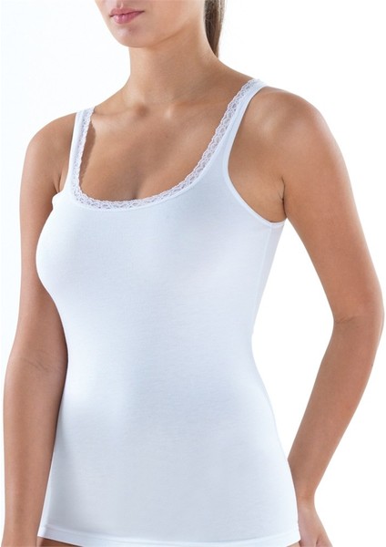 Kadın Atlet Comfort Elegance 1364 - Beyaz