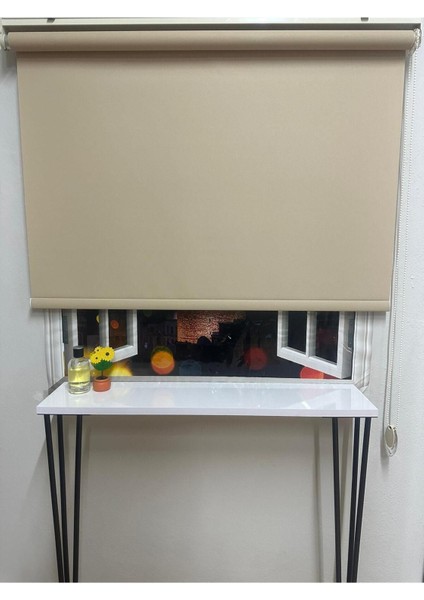 Mat Sütlü Kahve Stor Perde