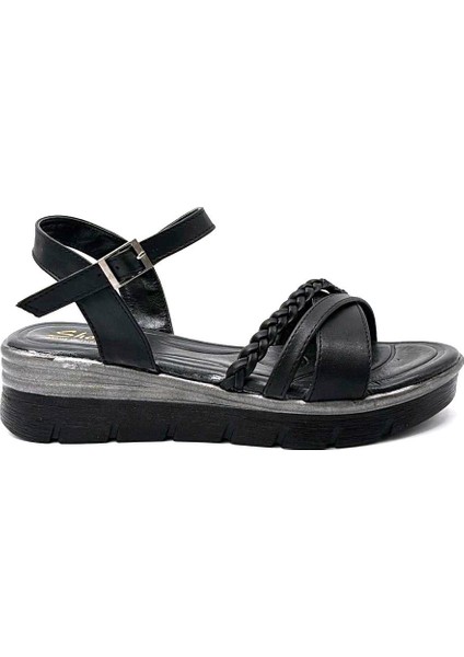 Sümbül Poli Hafif Taban Günlük Kadın Sandalet Siyah modelleri