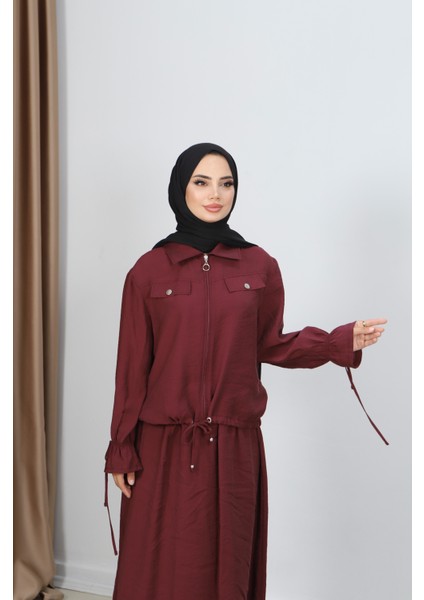 Fermuarlı Etekli Modal Takım modelleri