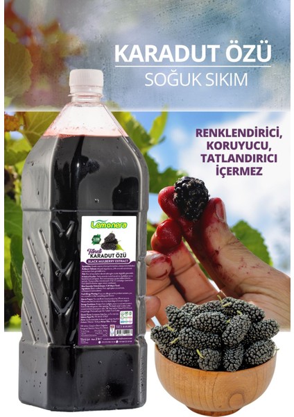 Karadut Özü 2 Lt (2700G) Taneli, %100 Doğal Katkısız Şeker Ilavesiz fırsatları