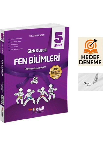 Gizli 5.sınıf Gizli Kuşak Fen Bilimleri Değerlendirme Föyleri Hedef Deneme