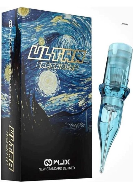Ultra Cartridges - 0807 Rl Round Liner Long Taper - Kartuş Dövme Iğnesi