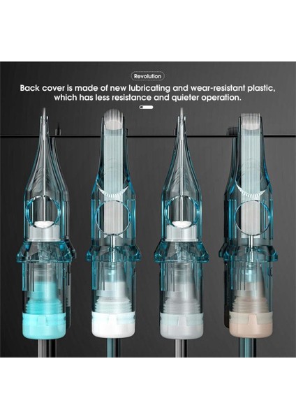 Ultra Cartridges - 0807 Rl Round Liner Long Taper - Kartuş Dövme Iğnesi