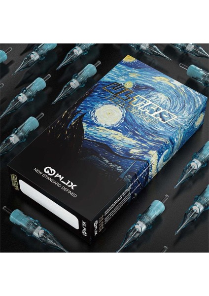 Ultra Cartridges - 0807 Rl Round Liner Long Taper - Kartuş Dövme Iğnesi