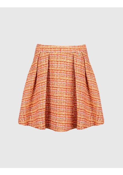 Hera Turuncu Kadın Etek